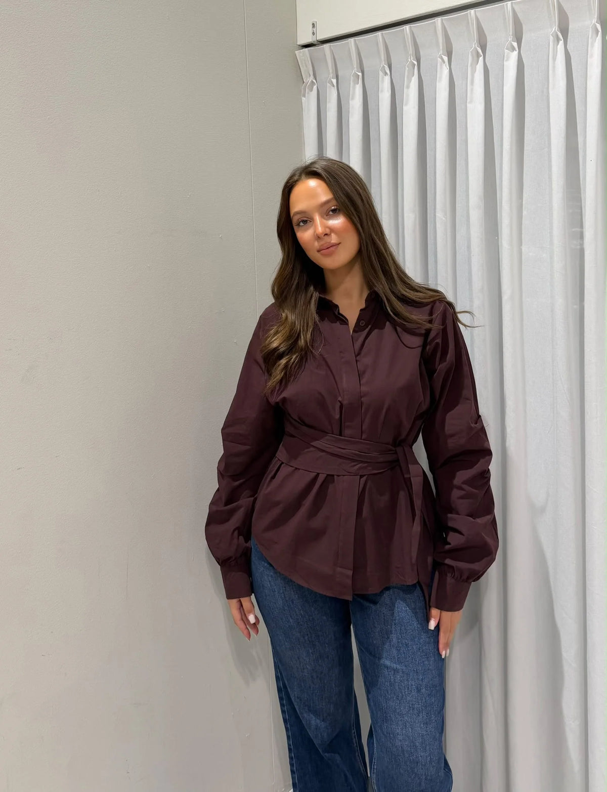 Blouse Dora plum