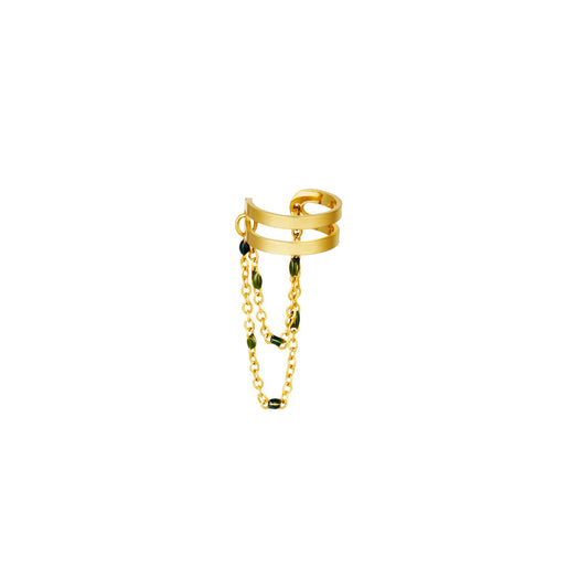 Earcuff beads - Golden Faves