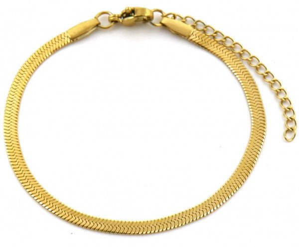 Simple bracelet goud of zilver - Golden Faves